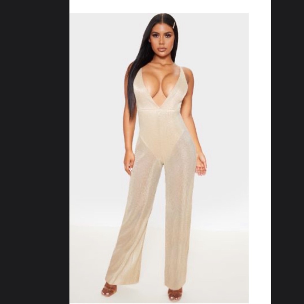 Champagne jumpsuit